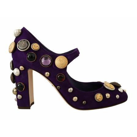 Dolce & Gabbana Heeled Laarzen , Paars , Dames , Maat: 39 EU Pumps