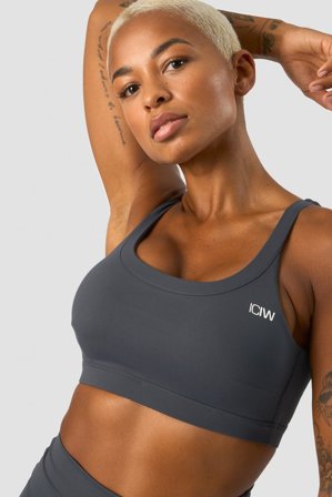 ICANIWILL - Nimble Sports Bra Anthracite - Sports-BH - Damer - Træningstøj fra ICIW
