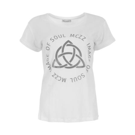 Maicazz, Yssa T-Shirt Sp 22.75.034 Wit, Dames, Maat:L