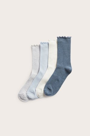 Kappahl | 4-pk. sokker Blå 37/39 | Blå