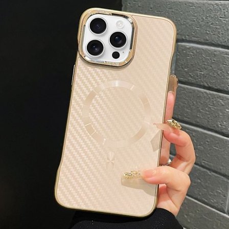 iPhone 16 Pro AG Kolfiber Frameless MagSafe Skal