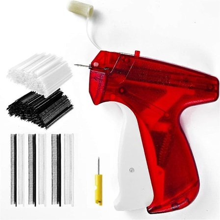 6003 st Fine Garment LabelGun Kit Etikettfästningsverktyg MicroGun för Kläder Sömnad Quiltning Fållning QuickGun