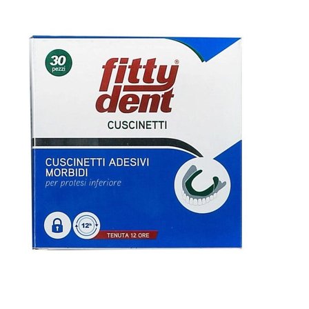 Fittydent Cuscinetti Adesivi Per Protesi 30 Pezzi