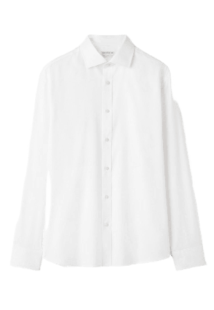 Tiger of Sweden Adley C Shirt Stand-Up Collar Skjortor Herr Vit 40