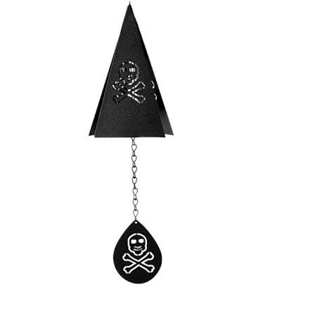 Kreativ jern-triangulær vindklokke hengende hagedekorasjon