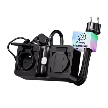 Meross MOP320MA-EU WiFi-smart stikkontakt, udendørs, IP44 (Matter)