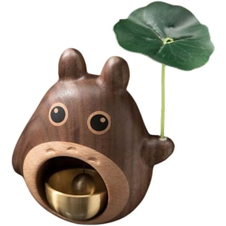 1 stk. Smørklokker som ringer når de åpnes Klokkerboks Woody Being Wood Style Messing Magnetisk og Dobbeltsidig Tape Dørklokke Ri