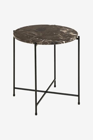 NORDFORM - Sivupöytä Floke, halkaisija 42 cm - Ruskea - Pikkupöydät - - Homeroom