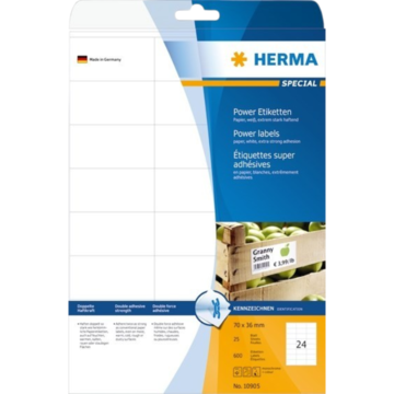 Herma Etikett Power 70X36