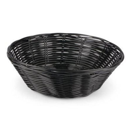 Brödkorg Korg Svart plast flätad 19 cm
