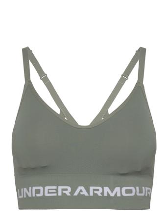 Ua Seamless Low Long Bra Lingerie Bras & Tops Sports Bras - ALL Grønn Under Armour*Betinget Tilbud
