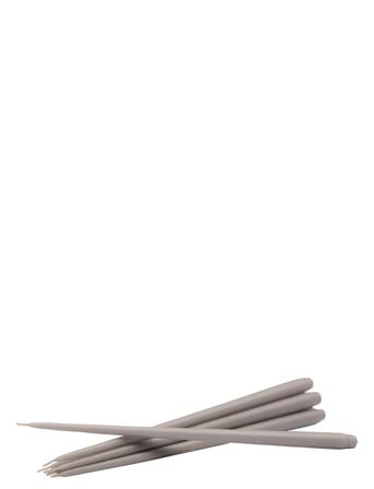 Stoff Taper Candles By Ester & Erik, Box With 6 Pieces Home Decoration Candles Pillar Candles Harmaa STOFF Nagel