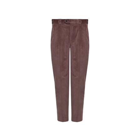 PS By Paul Smith, Corduroy pleat-front trousers Paars, Heren, Maat:W28