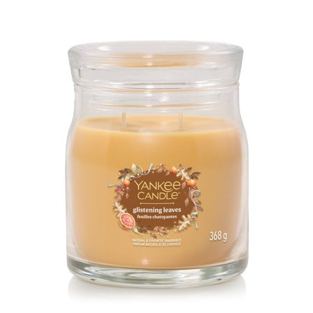 Yankee Candle Signature Jar Candles Glistening Leaves 368g - Candela Profumata