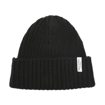 Marc O'Polo Beanies svart, Dam Hattar, Dam, Storlek: ONE SIZE