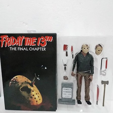 NECA Friday The 13th Figur Leksaker Freddy Jason Voorhees Blod Action Figur Jason Samlarmodell Jul Halloween Gåvor