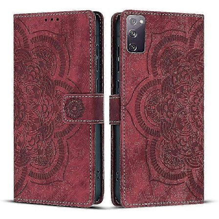 Frosted Lærveske for Mandala Emed Retro Telefon