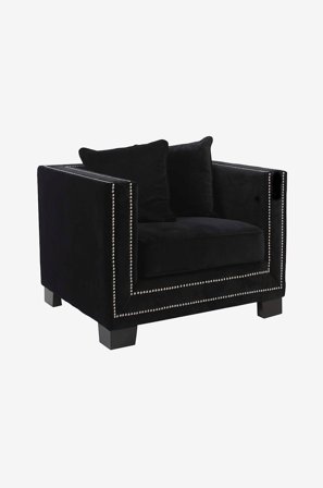 Nordic Furniture Group - Fåtölj Cloude - Svart - Fåtöljer - Från Homeroom