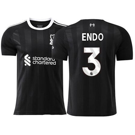 25-26 Liverpool F.C. Målvakt NO.3 ENDO Tränings Fotbolls T-shirt S-2XL
