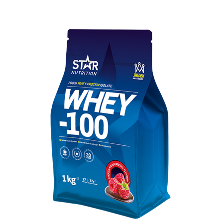 Star Nutrition Whey-100 Myseprotein 1 kg