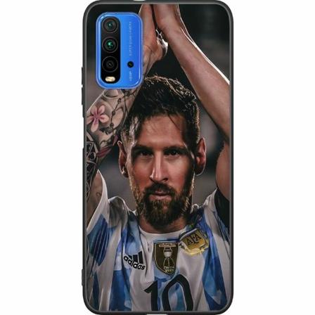 Xiaomi Redmi 9t Svart Skal Messi