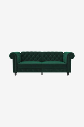 Dorel Home - Sofa 3-personers sovesofa Felix - Grøn - 3-pers. sofaer - Fra Homeroom