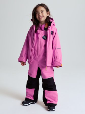 Polarn O. Pyret - Waterproof padded ski jacket POWDER - 122 - Childrenswear - pink