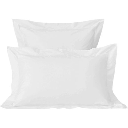 Standard putetrekk i ren bomull, 2-pakning, hvit, 50x75 cm (kjølende putetrekk)