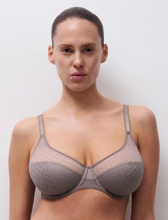CHANTELLE Norah Chic Underwire Covering Molded Bra - Grey - D x 80