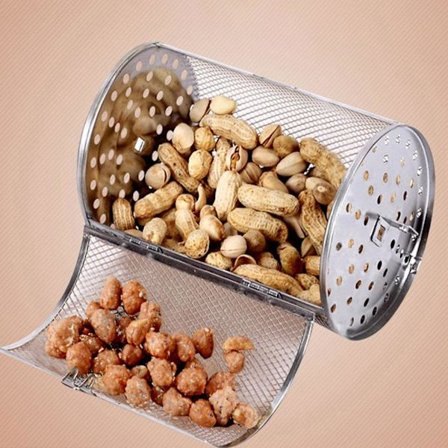 360 graders roterende stål Rotisserie ovnkurv