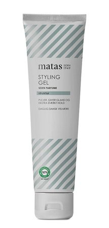 3 for 2 - Matas Striber Styling Gel Uden Parfume 100 ml, Hår, Hårstyling, Hårgelé