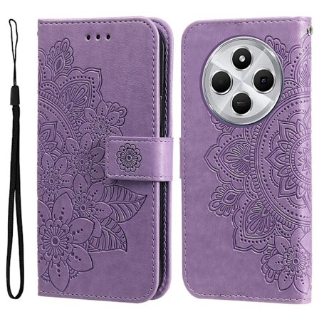 For Xiaomi Redmi 14C Veske Blomster Telefondeksel