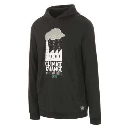 Picture Organic Clothing Men's Ventura Hoodie Men long-sleeved sweaters Black M