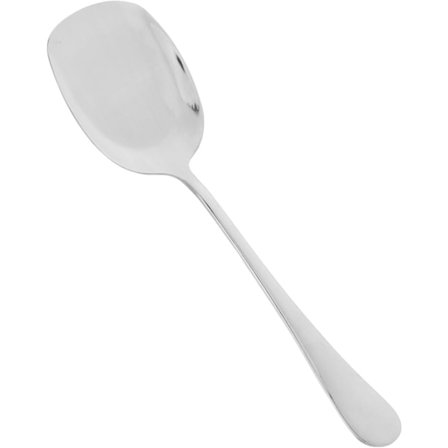 Elegant ris-serveringsske i rustfrit stål, alsidig til køkken, restaurant og hjem