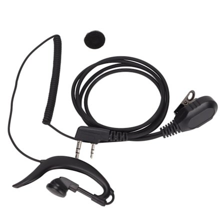 Toveis Radio Ørepropp Enkelttråds Ørekrok Headset for Militær Politi Bar Hotell Livvakt