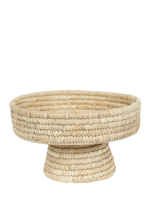 A World of Craft PALM CAKE Korg på fot, natur Dekoration Beige Ø 25 CM