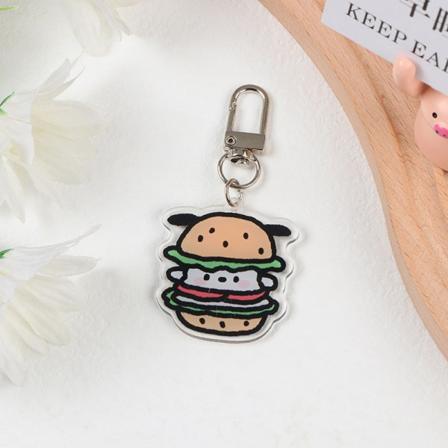 Kawaii Pochacco nøglering tegneserie akryl nøgleringe og rygsæk A1