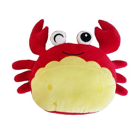 Tecknad Krabba Docka Kudde Mikrovågsugn Uppvärmning Linfrö Lavendel Fyllning Avtagbar och Tvättbar Handvärmare Värmepåse