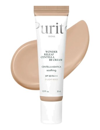 Purito Wonder Releaf Centella Bb Cream #21 Light Beige - Nude - 30 ML
