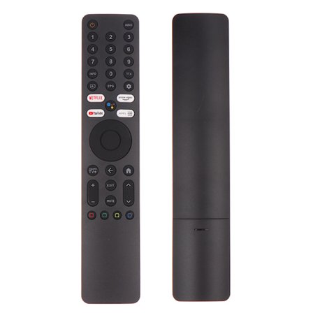 Stemme fjernbetjening kompatibel med Xiaomi Android TV Pro 43 50 55 65 75 tommer model XMRM-ML uden batteri