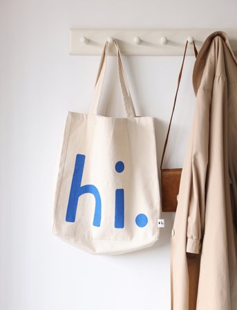 Design Letters Hi. Travel Bag - Beige - ONE SIZE