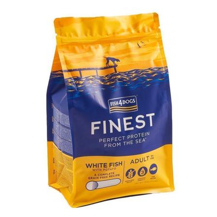 Fish4Dogs Adult Finest med hvit fisk 1,5kg, Hund, Hundefôr, Tørrfôr, Fish4Dogs