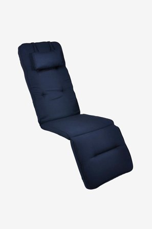 Fritab - Pude til Baden Baden , Woodline - Blå - Hynder til solstole & solsenge - Fra Homeroom
