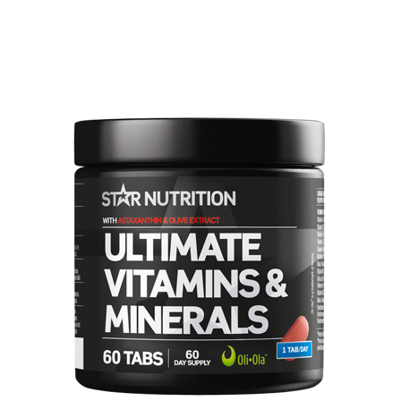 Star Nutrition Ultimate Vitamins & Minerals 60 kapslar