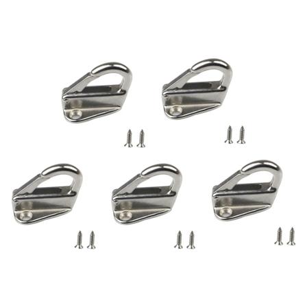 1/3 5-delad marinklassad rostfritt stål fenderkrok – lätt att with screw 1Set