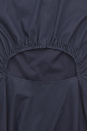 COS Femme Robe Empiècements Dos Ajouré in Bleu