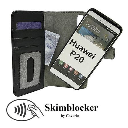 Skimblocker Magnet Wallet Huawei P20 (EML-L29)