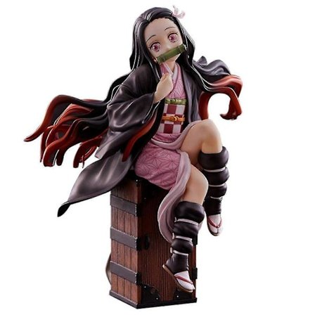 Demon Slayer Figurer Levende Anti-skålding Rød Anime Demon Slayer Figurer Leketøy for Fans