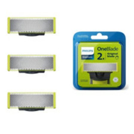 Nyhed! Philips OneBlade erstatningsblade i høj kvalitet, 3-pak – kompatible med alle OneBlade-håndtag (model QP220/50)