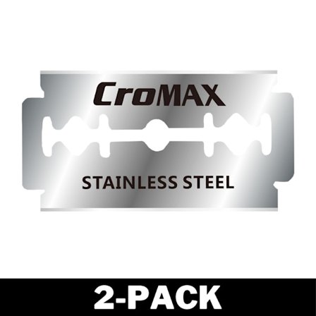 Rakblad Premium Dubbelrakblad Stainless Steel Barber